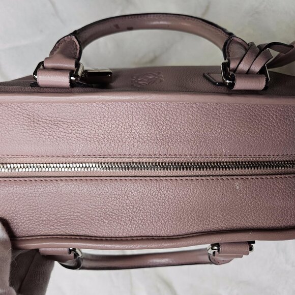 Authentic Loewe Calf Leather Amazona Bag in Mauve - Picture 10 of 16